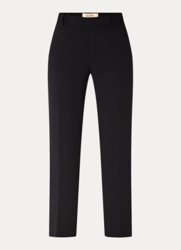 Mos Mosh MMBai Leia high waist straight fit cropped pantalon met persp...