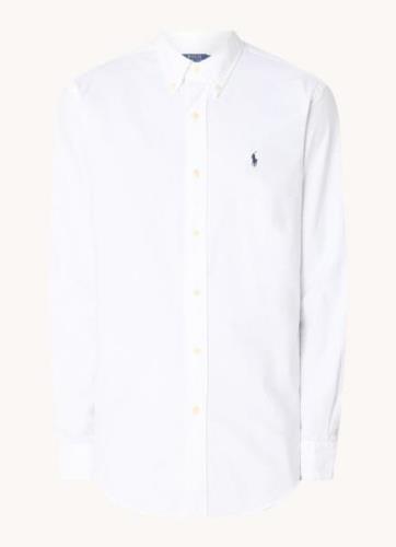 Ralph Lauren Custom fit overhemd met button down-kraag