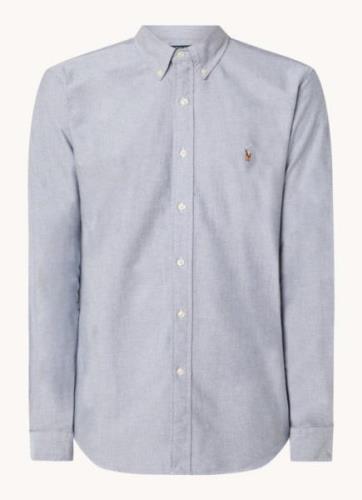 Ralph Lauren Custom fit button down-overhemd van katoen