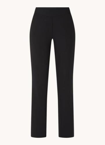 Expresso Mid waist flared fit pantalon met steekzakken