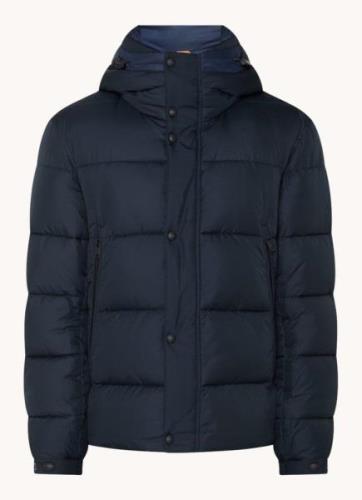 HUGO BOSS Omaris puffer jack met ritszakken en capuchon