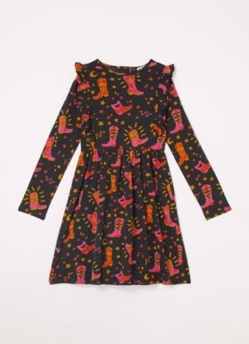 Ammehoela Libby jurk met print