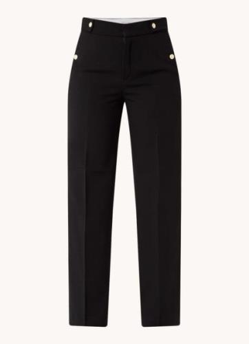 Rosner Mara high waist straight fit pantalon met steekzakken