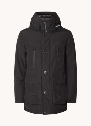 Woolrich Ramar gewatteerde jas met donsvulling en klepzakken