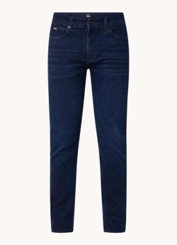 HUGO BOSS H-Delaware slim fit jeans met donkere wassing en steekzakken