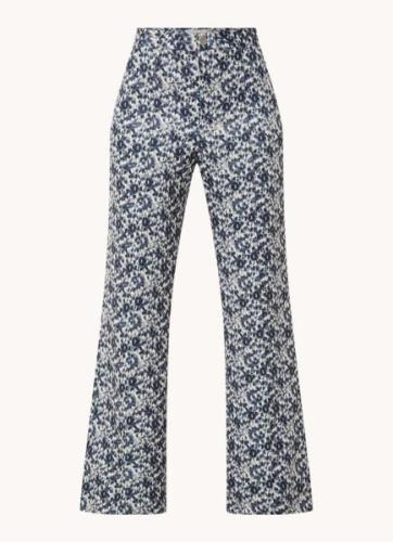 Aaiko Sadi high waist flared broek met print