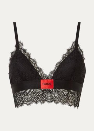 HUGO BOSS Voorgevormde bralette van kant met logo