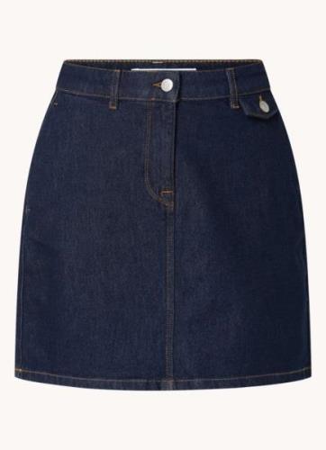 Selected Femme Ilu mini rok van denim in lyocellblend