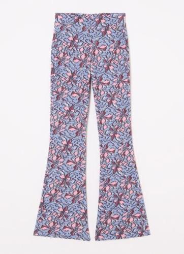 NIK&NIK Flared fit legging met paisley print