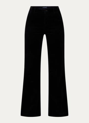 River Woods High waist flared broek van corduroy met steekzakken