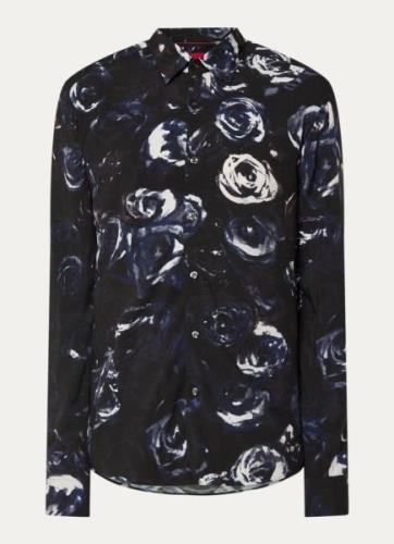 HUGO BOSS Ermo slim overhemd met print