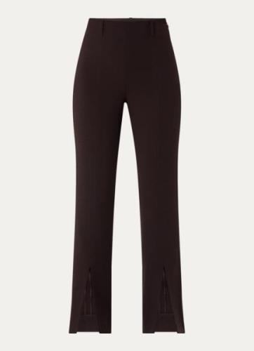 French Connection Whisper high waist flared fit pantalon met split