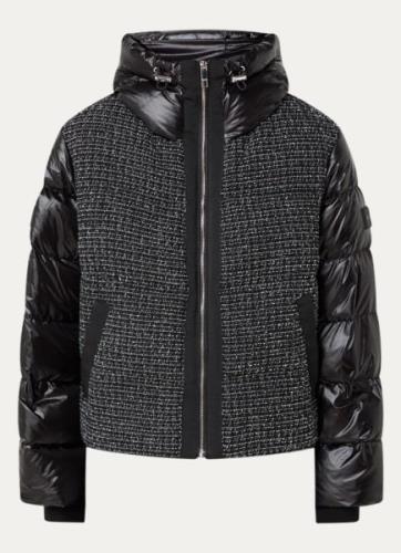 HUGO BOSS Pombato puffer jack in wolblend met donsvulling en lurex