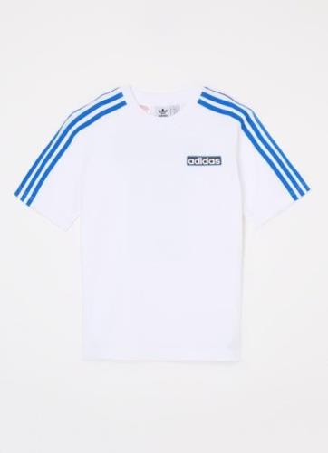 Adidas T-shirt met logo- en backprint