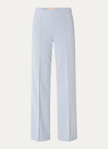 JOSH V Mirelle high waist wide fit pantalon met lurex