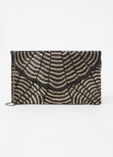 Summum Clutch met kralendecoratie