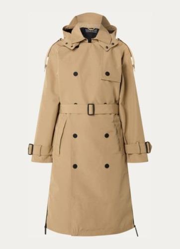 Maium Cartouche double-breasted trenchcoat met ceintuur en afneembare ...