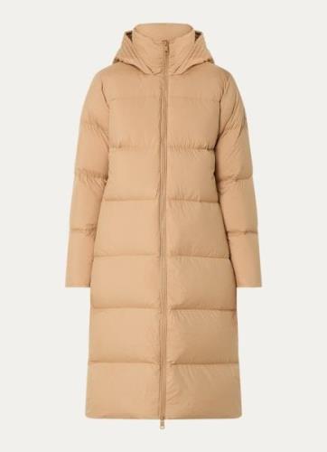 Tommy Hilfiger Longline puffer jas met donsvulling met capuchon