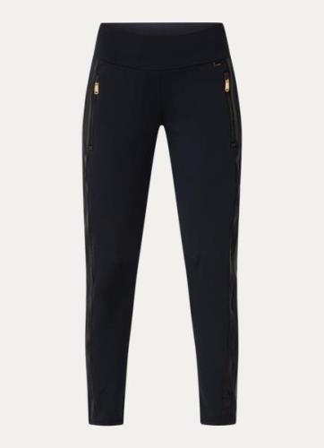 Goldbergh Flux high waist slim fit trackpants met ritszakken