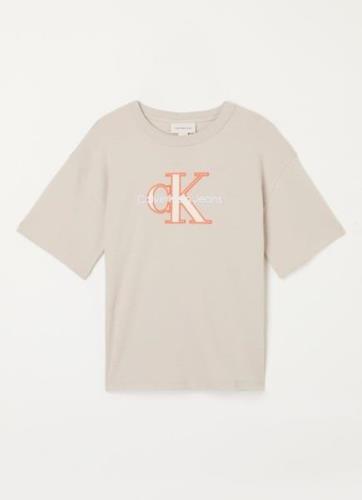 Calvin Klein T-shirt met logoborduring