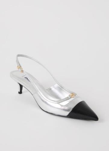 Dune London Capsule slingback van leer