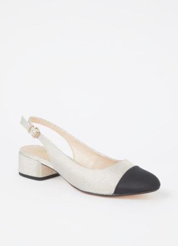 Dune London Casing slingback van leer