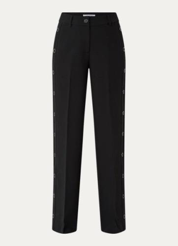 Co'Couture Vola high waist wide fit pantalon met stretch