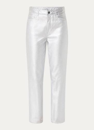 Dante 6 Axelle straight fit cropped chino glanzende finish