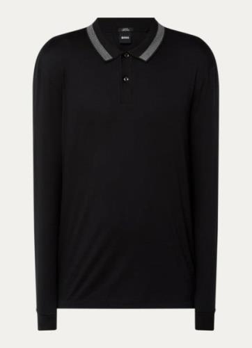 HUGO BOSS H-Pleins slim fit polo met stretch