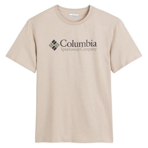 T-shirt met korte mouwen en logo op borst essentiel