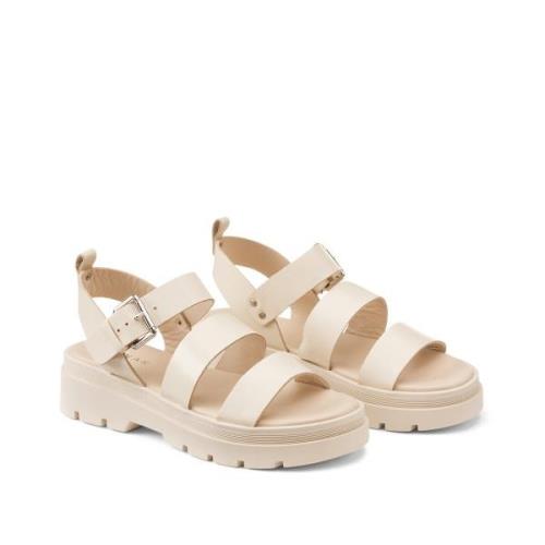 Sandalen in leer Priame , chunky zool