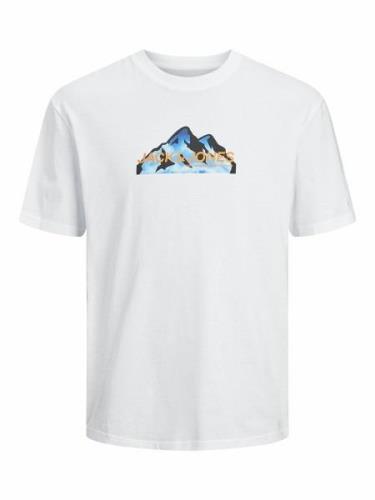 T-shirt met bergen motief