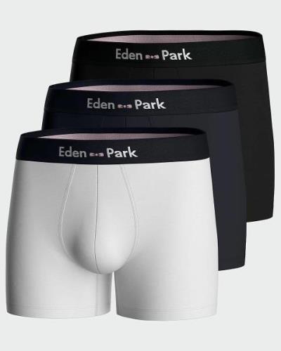 Set van 3 effen boxershorts