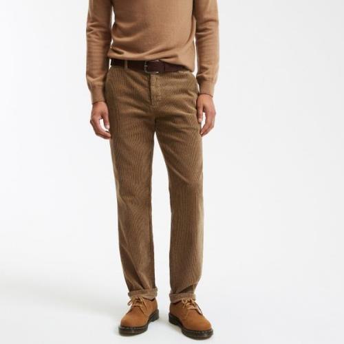 Chino broek in fluweel, regular