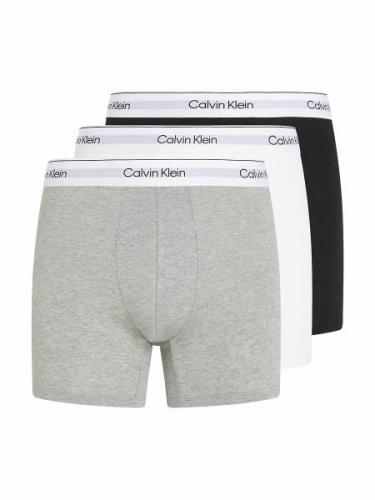 Set van 3 lange boxershorts, modern cotton