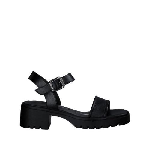 Sandalen chunky met hak