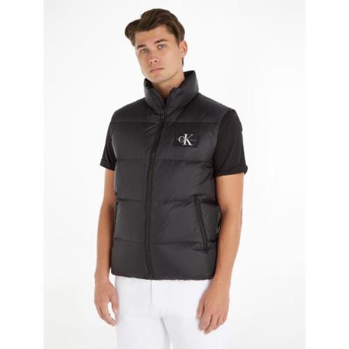 Korte bodywarmer met opstaande kraag, tussenseizoen