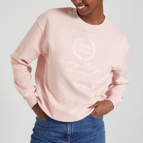 Sweater met ronde hals en lange mouwen, motief vooraan