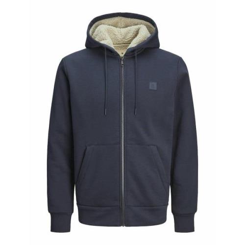 Zip-up hoodie met voering in fleece