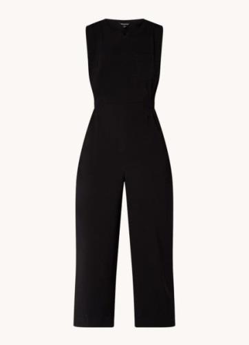 Whistles Josie loose fit mouwloze jumpsuit met strikceintuur