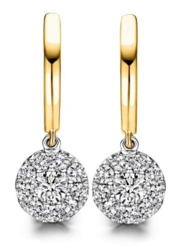 Diamond Point Gouden oorsieraden 0.41 ct diamant Hearts & Arrows