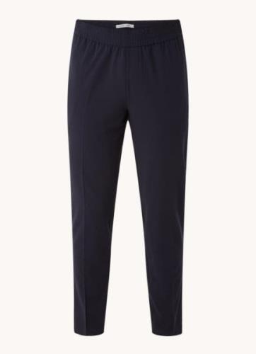 SAMSØE SAMSØE Smithy tapered fit cropped pantalon met persplooi