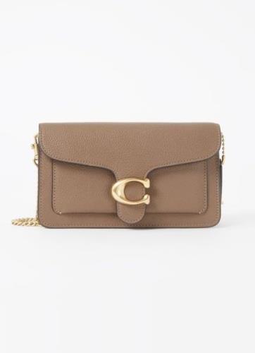 Coach Tabby clutch van leer met afneembare schouderriem