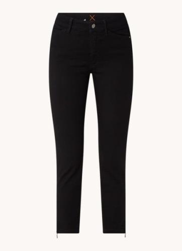Mac Jeans Dream mid waist slim fit cropped jeans met ritsdetail