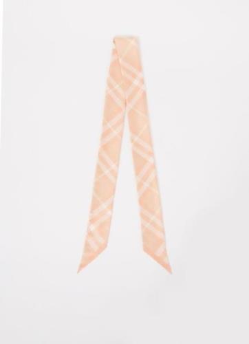 Burberry Sjaal van zijde met ruitdessin 180 x 8 cm