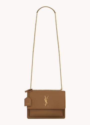 Saint Laurent Sunset Medium schoudertas van kalfsleer