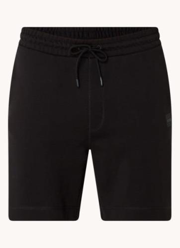 HUGO BOSS Sewalk straight fit korte joggingbroek met logo