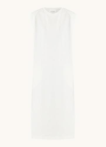 CLOSED Midi jurk van biologisch katoen met split en steekzakken