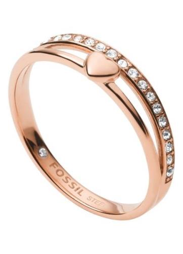 Fossil Ring met strass JF03460791