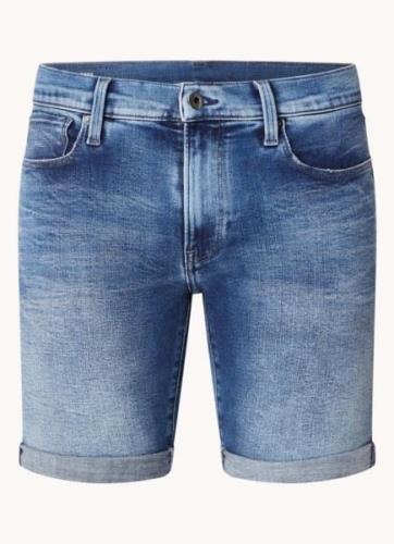 G-Star RAW Slim fit korte broek van denim met gekleurde wassing